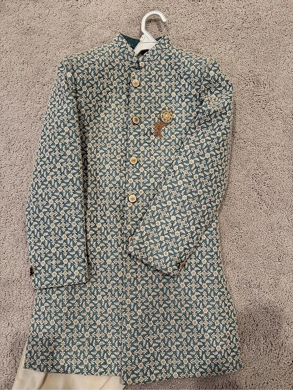 Floral sherwani Size 10